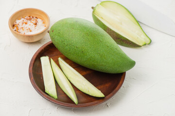 Raw Thai mangoes