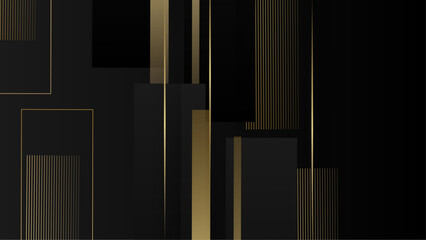 Abstract golden lines wallpaper background