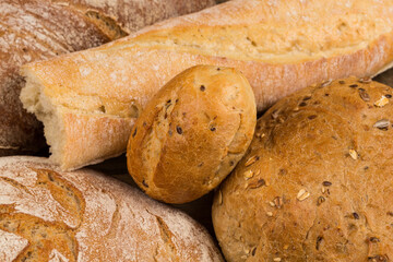 Close-up of traditional bread