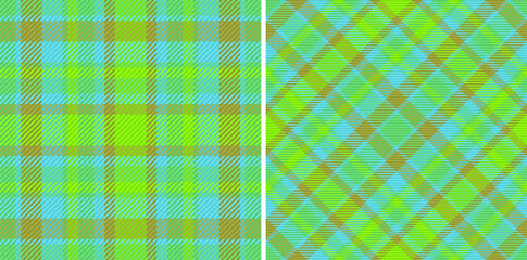 Tartan plaid seamless. Fabric texture vector. Pattern textile background check.