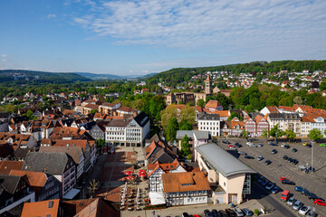 The city of Bad Hersfeld in Hesse