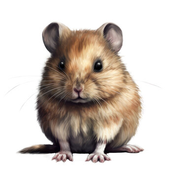 Urocza mała mysz, Ilustracja bez tła, png, wygenerowane przez AI