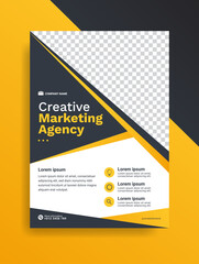 creative marketing agency flyer template