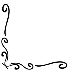 Corner Border Vector 