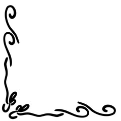 Corner Border Vector 