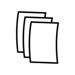 paper,icon, vector, illustration, design, logo, template, flat, collection