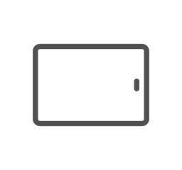 Personal devices related icon outline and linear symbol.