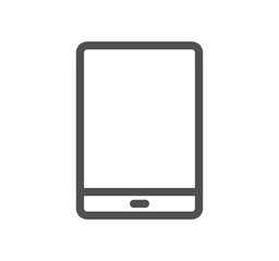 Personal devices related icon outline and linear symbol.