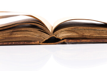 Open Book blank on white