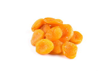 dried apricots isolated