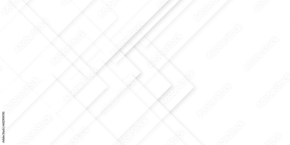 Wall mural dynamic modern and seamless geometric abstract white and grey line vector background with minimal te