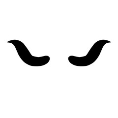 Devil Horn Silhouette 
