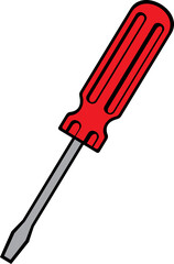 Screwdriver PNG Illustration