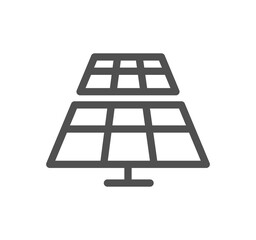 Energy types related icon outline and linear symbol.