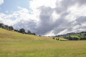 Obraz premium Landscape with sky and clouds