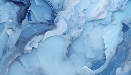 Obraz premium Sky blue marble, Blue Marble floor, Marble pattern texture background, Marble for interior design, Fluid art. (See more in my portfolio)