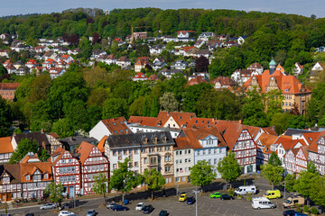 Fototapeta premium The city of Bad Hersfeld in Hesse