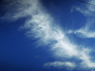 雲のある空