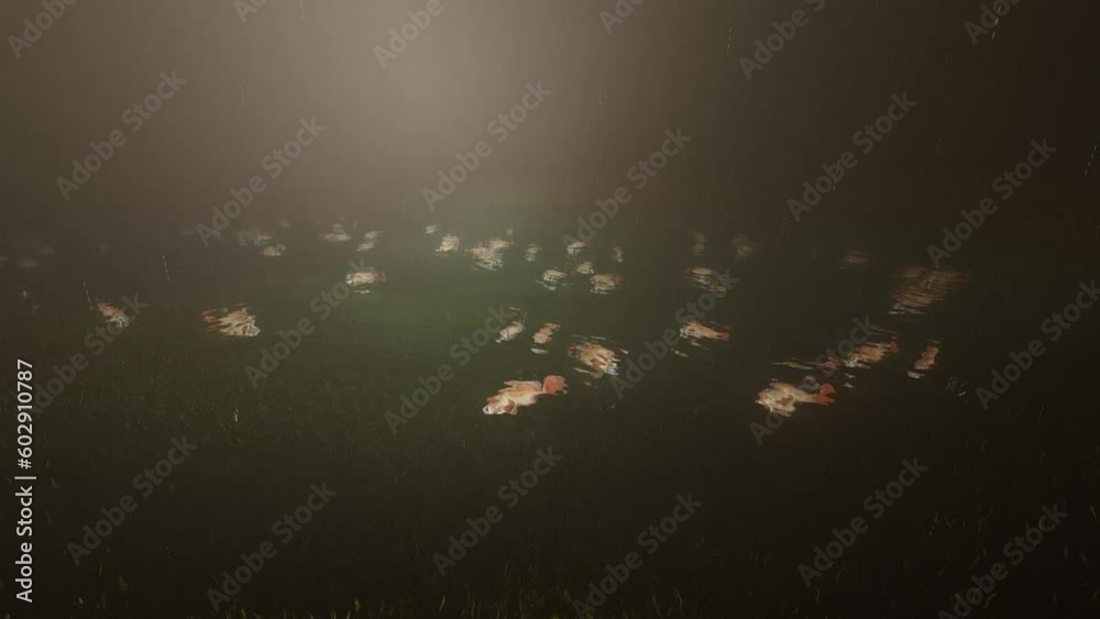 Canvas Prints fish pond in nature