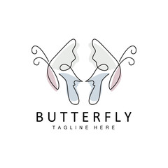 Butterfly Logo, Animal Design With Beautiful Wings, Decorative Animals, Product Brands