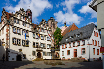 Fototapeta na wymiar The city of Bad Hersfeld in Hesse