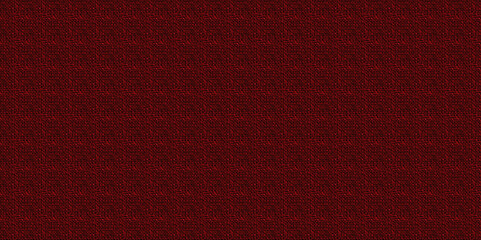 Fabric background Close up texture of natural weave in dark red or teal color. Fabric texture of natural line textile material .	