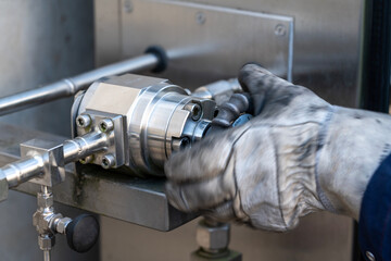 hydrogen manometer pressure indicator