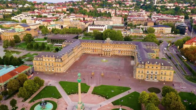 Schlossplatz in Stuttgart, Germany