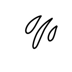 Water drop Doodle line