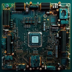The Beating Heart: A Close-Up of a Computer's Graphics Card