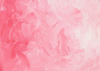Abstract background. Acrylic on canvas. Pink background. Hand-drawn	