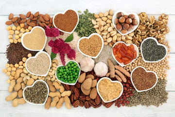 Vegan healthy heart food high in lipids essential fatty acids containing unsaturated good fats for...