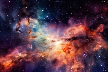 Obraz na płótnie Canvas AI generated image of others galactic zoom