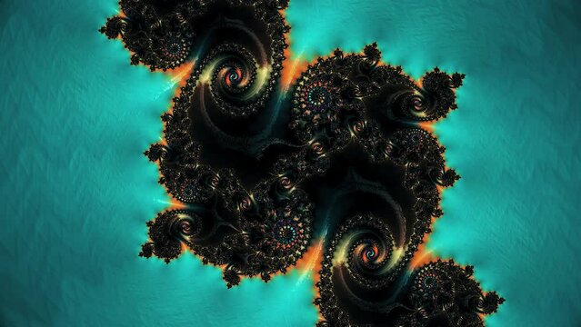 Abstract fractal motion
