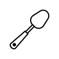 spatula, icon, vector, illustration, design, logo, template, flat, collection