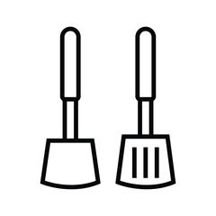 spatula, icon, vector, illustration, design, logo, template, flat, collection