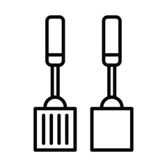 spatula, icon, vector, illustration, design, logo, template, flat, collection