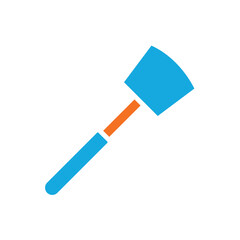 spatula, icon, color, vector, illustration, design, logo, template, flat, collection
