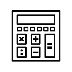 calculator ,icon, vector, illustration, design, template, flat, style