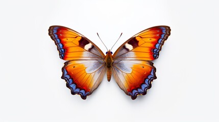 Wunderschöner Schmetterling, im Frühling, Isoliert, freigestellt, generative AI