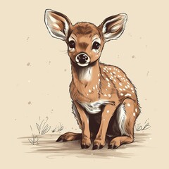 Cute Baby deer