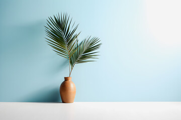 Obraz premium Clean and Crisp: Minimalistic Background for Perfect Product Photography and Engaging Social Media Content