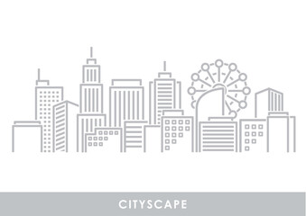 高層ビルが建ち並ぶ都市風景 © TAKAO