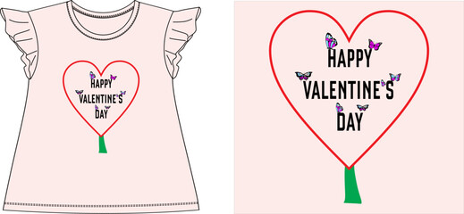 HAPPY VALENTINES DAY t shirt graphic design vector illustration digital file