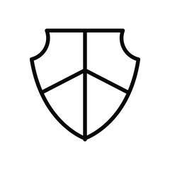 shield, icon, vector, illustration, design, template, flat, style