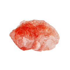 Pink Salt, Himalayan, isolated on white background, full depth of field