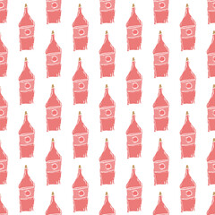 Seamless wine pattern. vector doodle illustration with wine. wine background