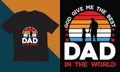 Father's day t-shirt design.