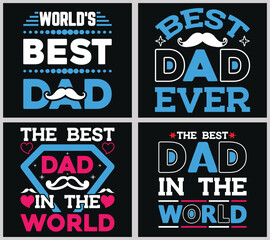 Father's day bundle t-shirt design.
