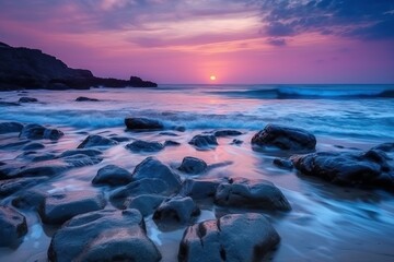 Obraz premium sunset over the sea